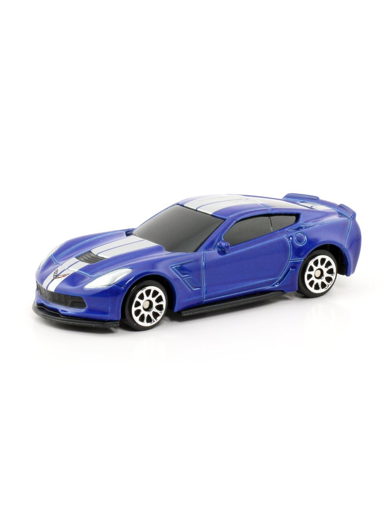 D-Power مجموعة سيارات د-باور 1:64 مصنوعة من المعدن – 5 قطع نماذج قابلة للجمع مرخصة (فورد موستانج 2015، كورفيت غراند سبورت 2017، كامارو 2010، دودج تشالنجر، فورد F-150) - Image 4
